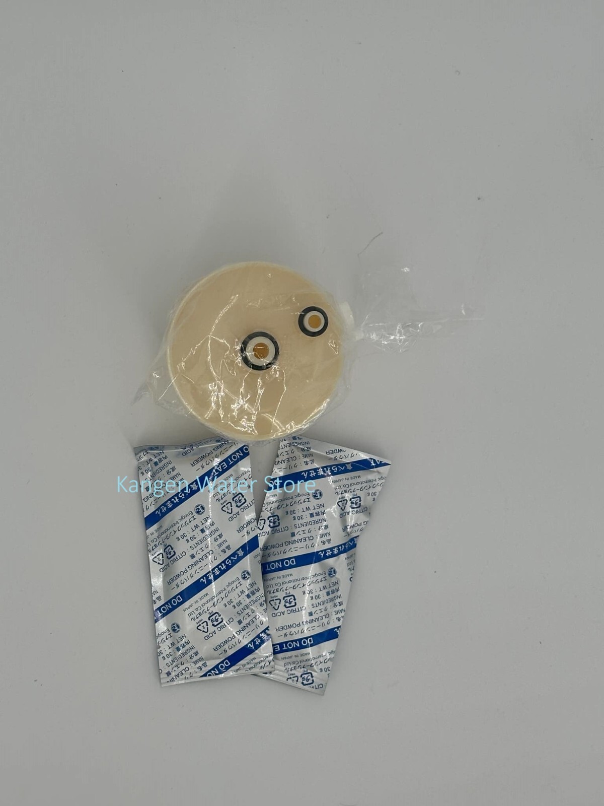 Enagic cleaning CPU-N Cartridge for Kangen Leveluk Machine + 2 Cleaning Powders