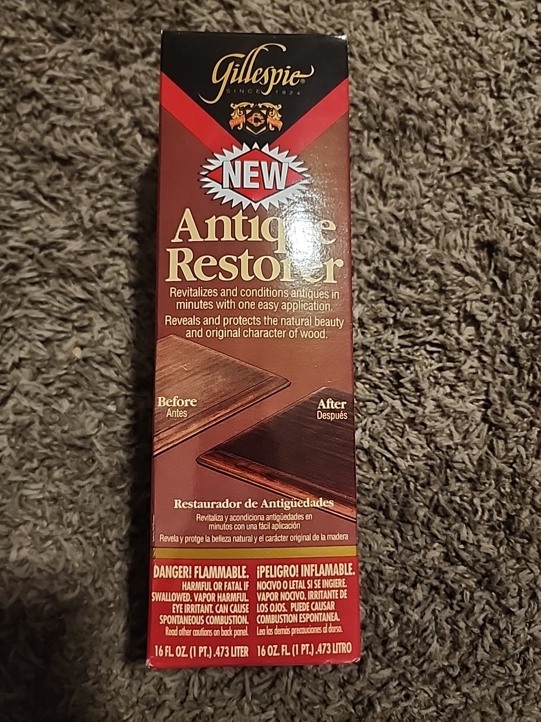 1995 Gillespie Antique Restorer Clean Condition Restore Wood Furniture