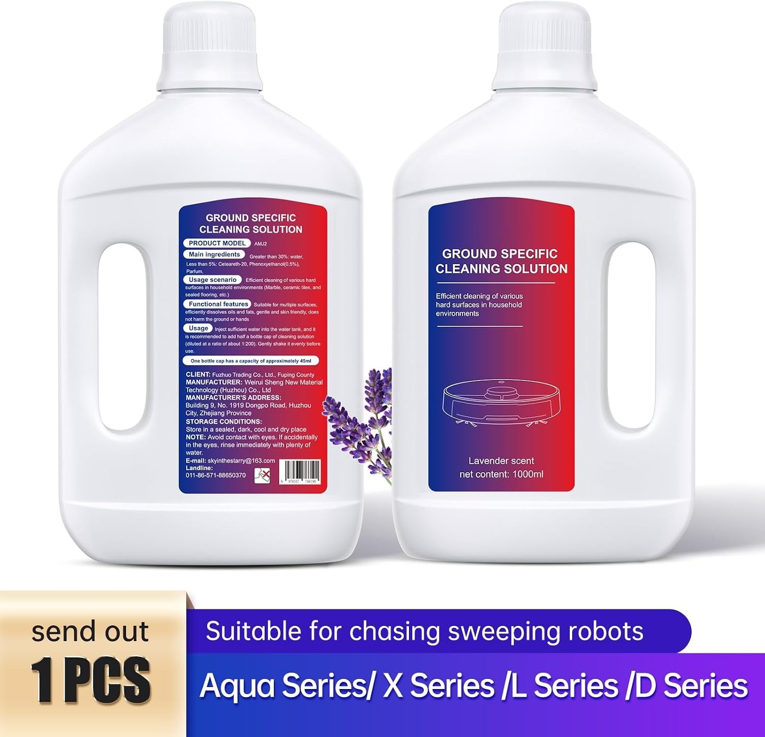 Compatible with Dreame Vacuum – Lavender Cleaning Solution