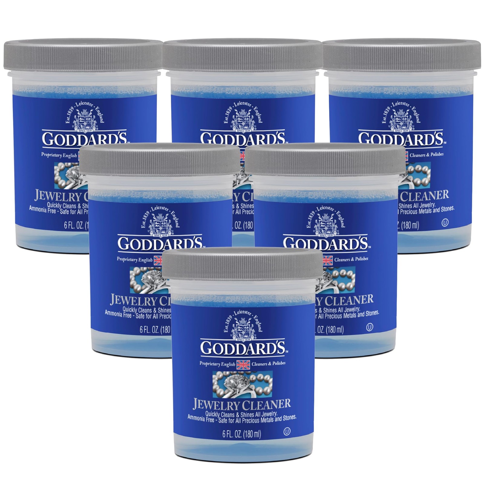 Jewelry Cleaner, Tarnish Remover, Cleaning Solution for Silver, Gold, Diamond…