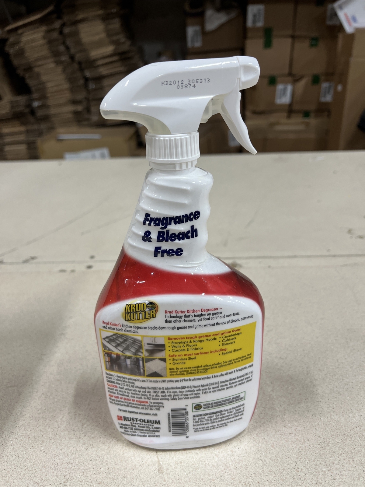 Rust-Oleum Krud Kutter Kitchen Degreaser 32 Oz Each (6 PACK)