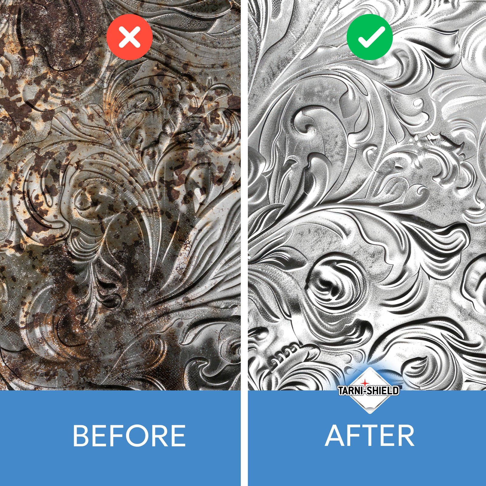 Tarni-Sheild Silver Polish – Clean, Polish, and Protect Against Tarnish – 8 O…
