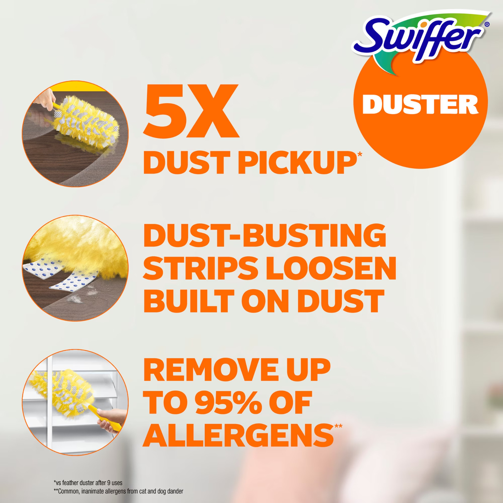 2 Pack Swiffer Dusters Heavy Duty Duster Refills Unscented 11 Ct Each