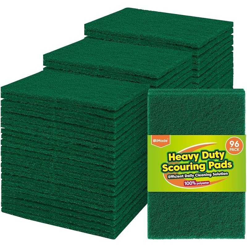 Scouring Pads 96 Pack Cleaning Porcelain Ceramic Stainless Steel Glass Plastic