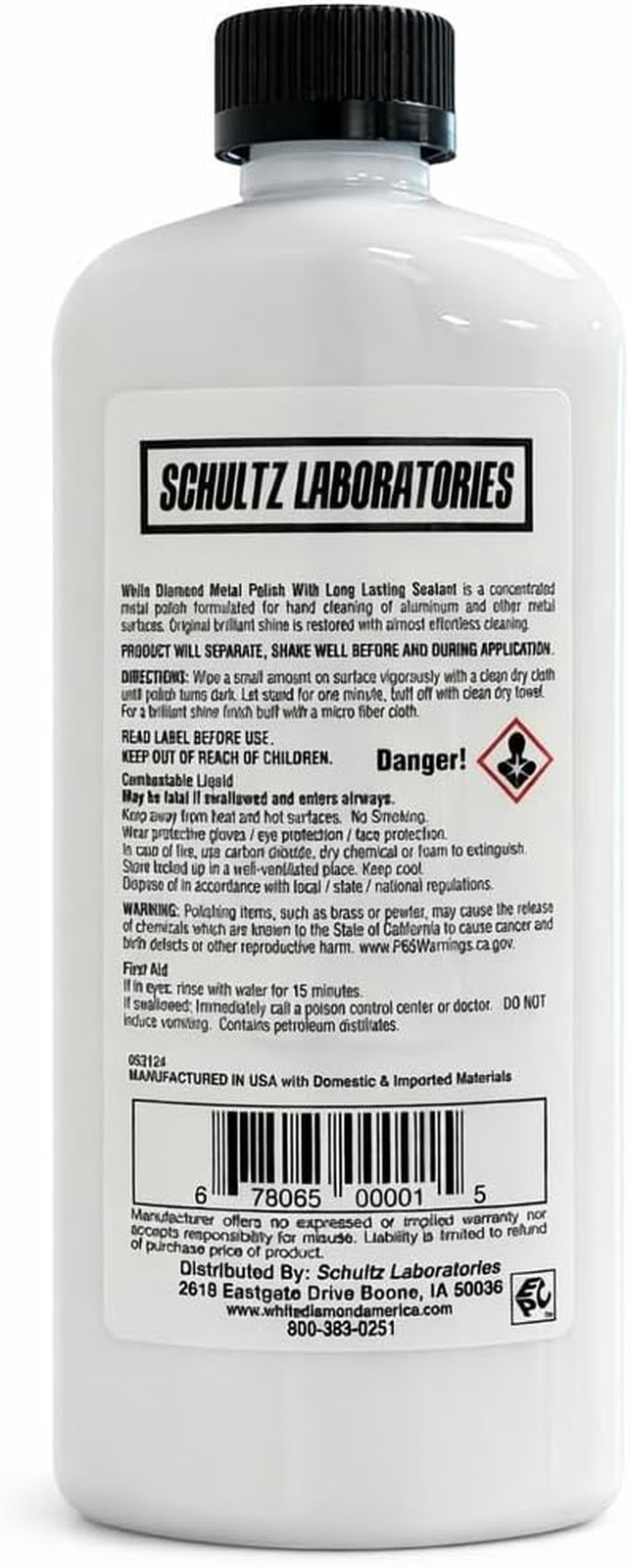 Metal Polish with Long Lasting Sealant, 12 Fl Oz Is a Cleaner, Polisher and Prot