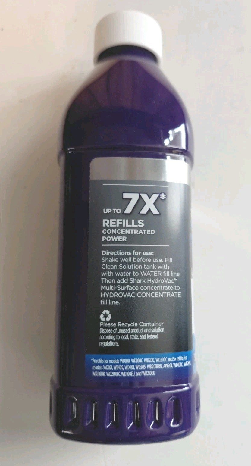 Shark HydroVac Multi-Surface Concentrate Cleaner Spring Clean 12oz 7X Refills