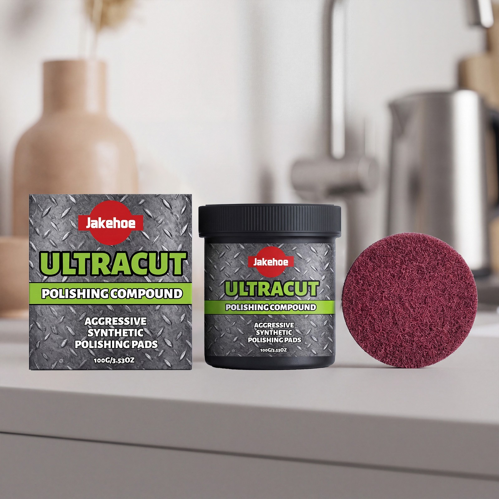 1~3PCS Surface Restoration Polish With Pad, Ultracut Polishing Compound ~20% OFF