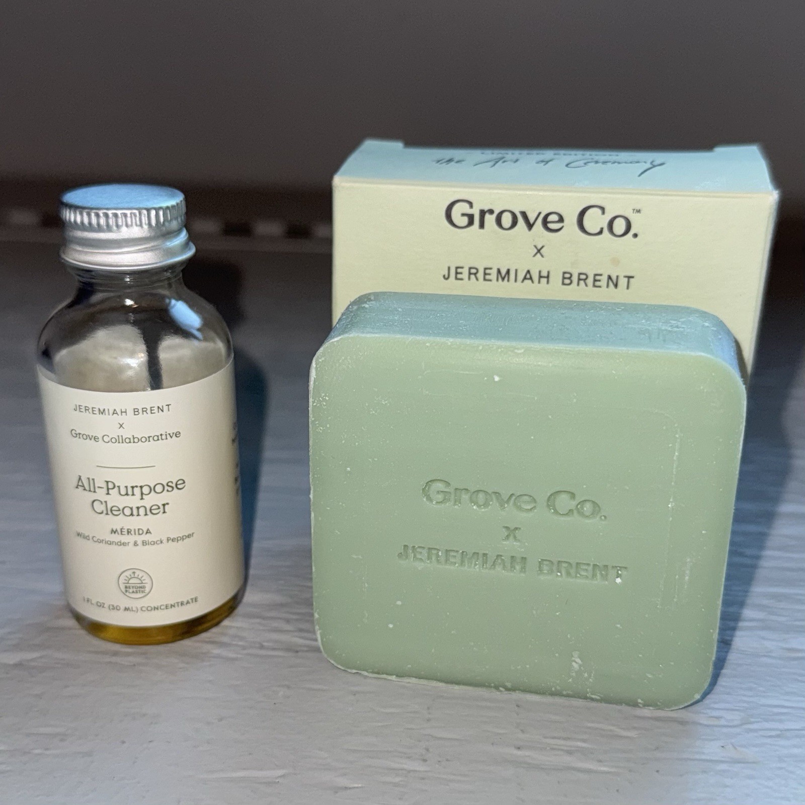 Grove Co Jeremiah Brent Cleaning Concentrate All Purpose Bar Soap Dishes Cypress
