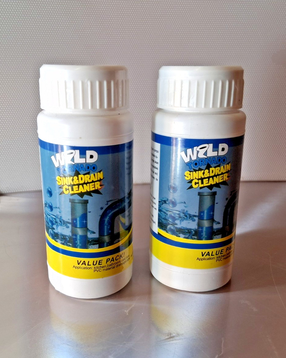 Wild Tornado Powerful Sink Drain Cleaner High Efficiency Clogging Cleaner,5/Pack
