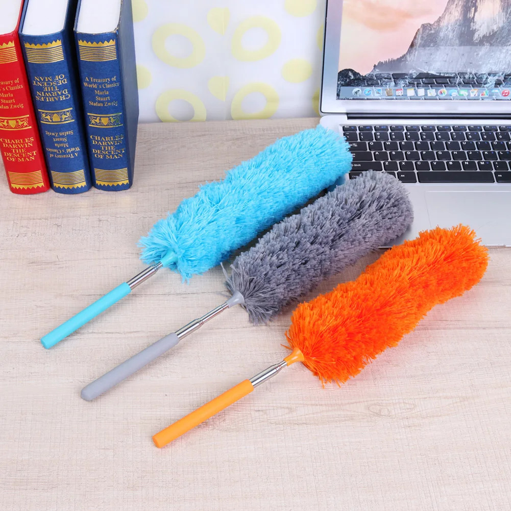 Duster Dust Cleaner Adjustable Stretch Extend Microfiber Feather Duster Furnitur