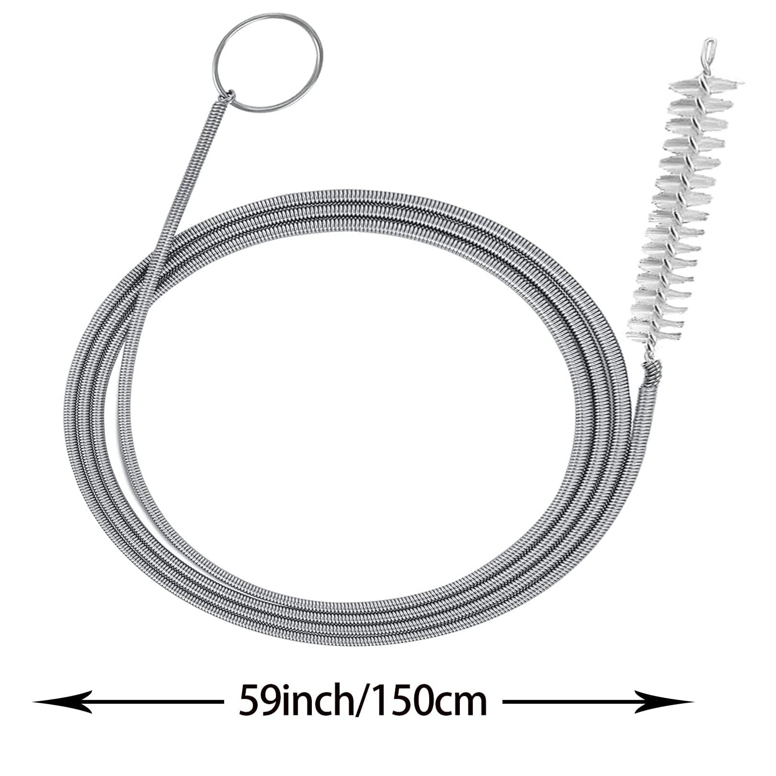 Extra Long Pipe Tube Cleaner Fridge Drain Pipe Dredging Tool Flexible Drain B…