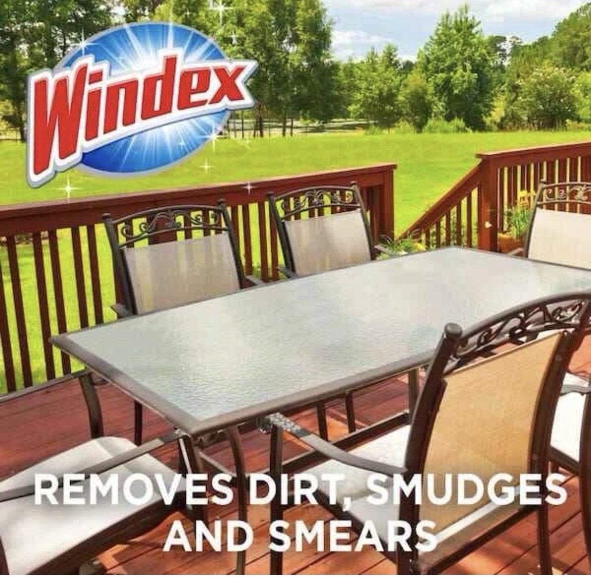 Windex 128 fl. oz. Outdoor Glass Bathrooms Kitchens Efficiently Cleaner Refill
