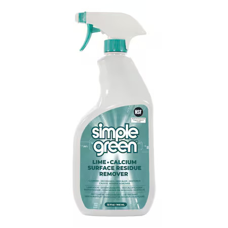 Simple Green 1710201200032 Calcium And Lime Remover, 32 Oz, Unscented