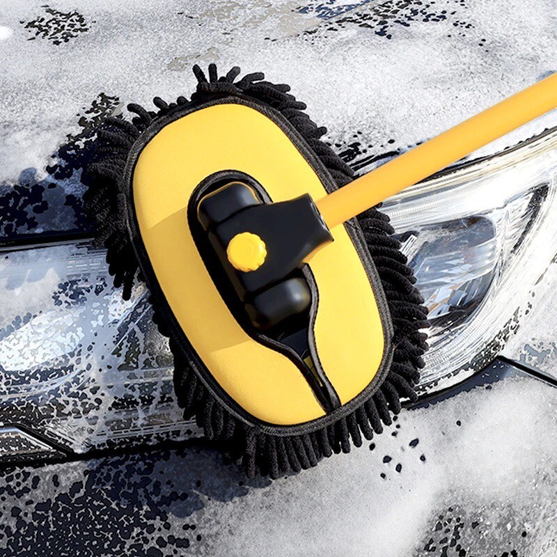 2022 New Car Cleaning Brush Car Wash Brush Telescoping Long Handle Cleaning Mop.