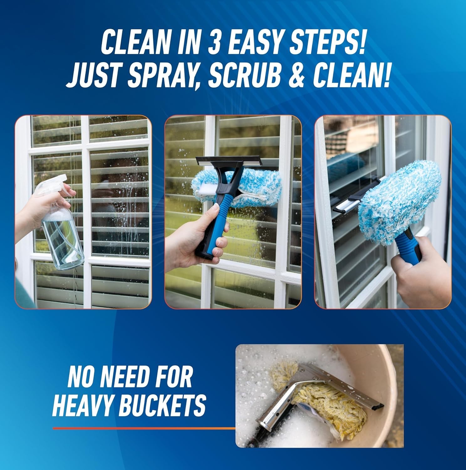 12 oz Professional Streak-Free EasyGlide Glass Cleaner – Ammonia-Free Solution