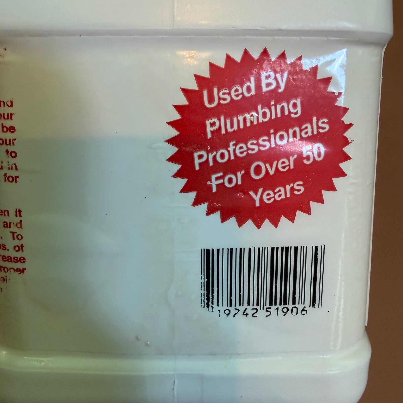 Thrift Odorless Drain Cleaner 6lb Granular Non-Acid Septic Systems 1/2 Full