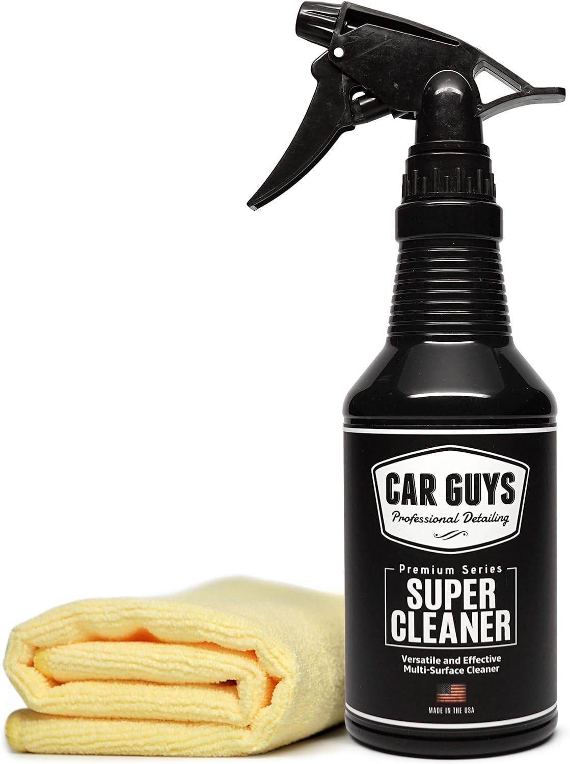 Car Interior Cleaner Stain Remover Upholstery Leather Fabric Seat Kit with Towel