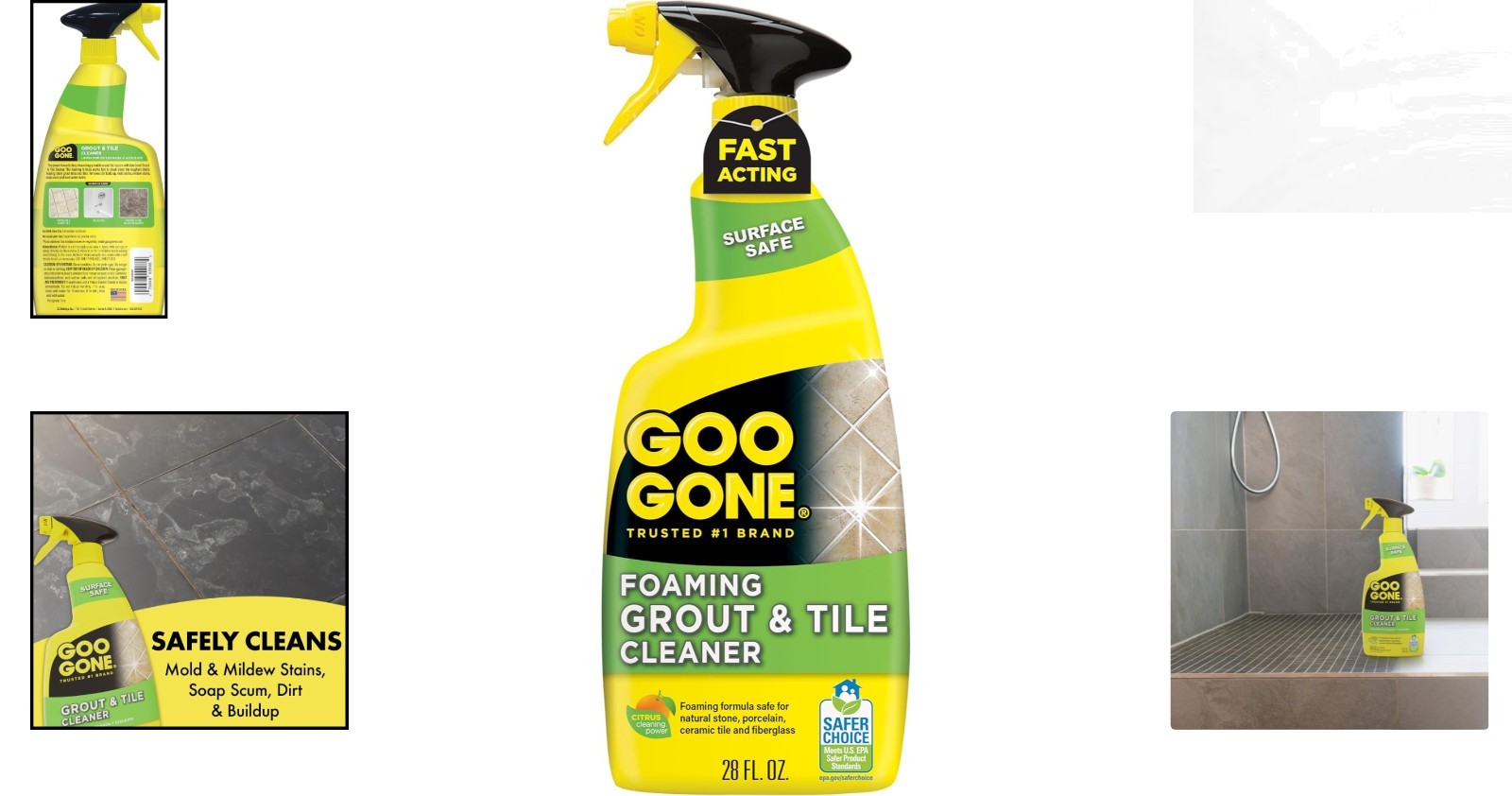 Professional Strength Grout & Tile Cleaner – 28 Oz Spray for Easy Application