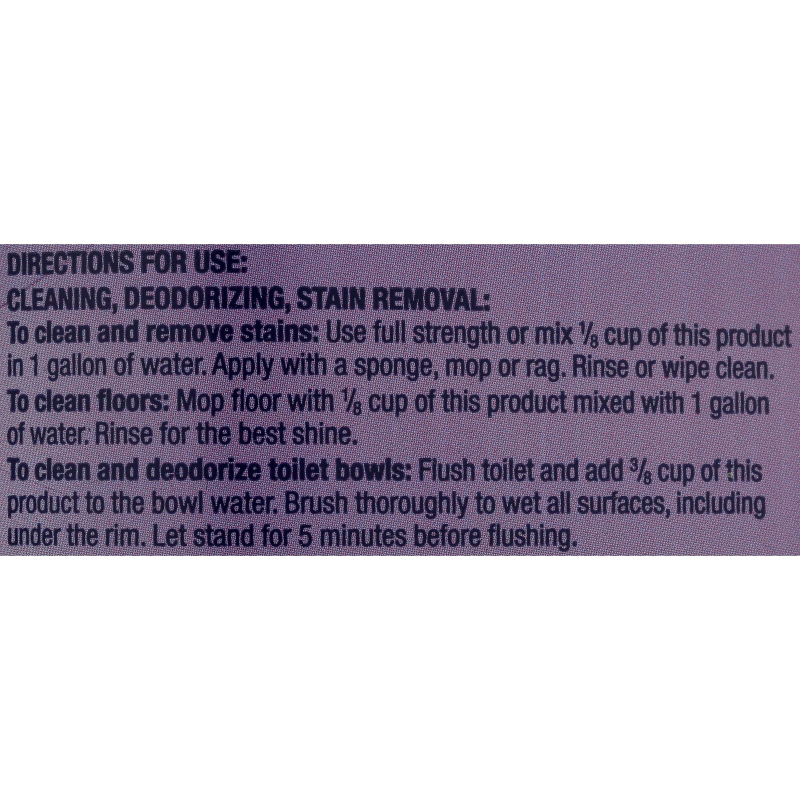 Great Value Multi-Purpose Cleaner Lavender Scent 128 oz