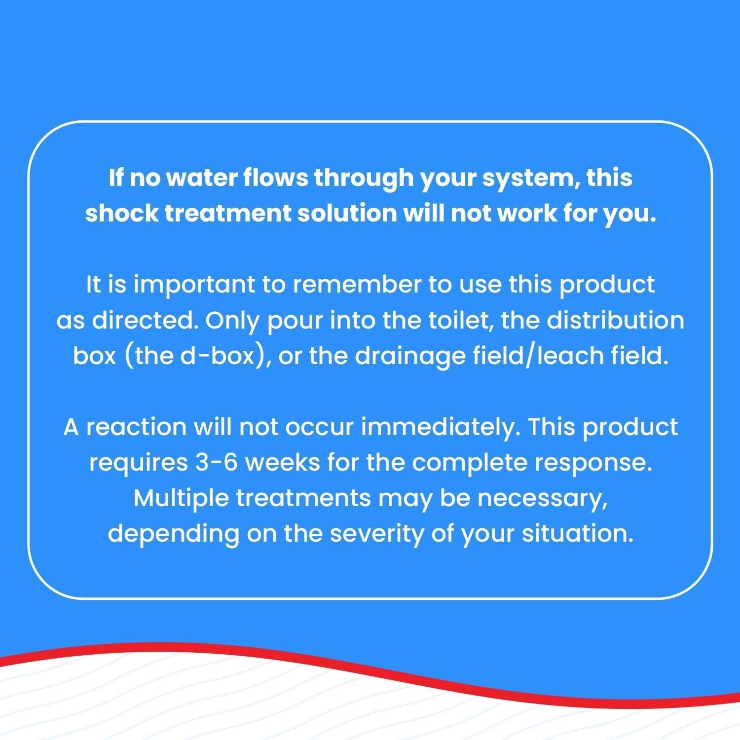 Septi-Flow Shock Septic Drainfield Repair Solution, Clears Leach Fields, Diss…