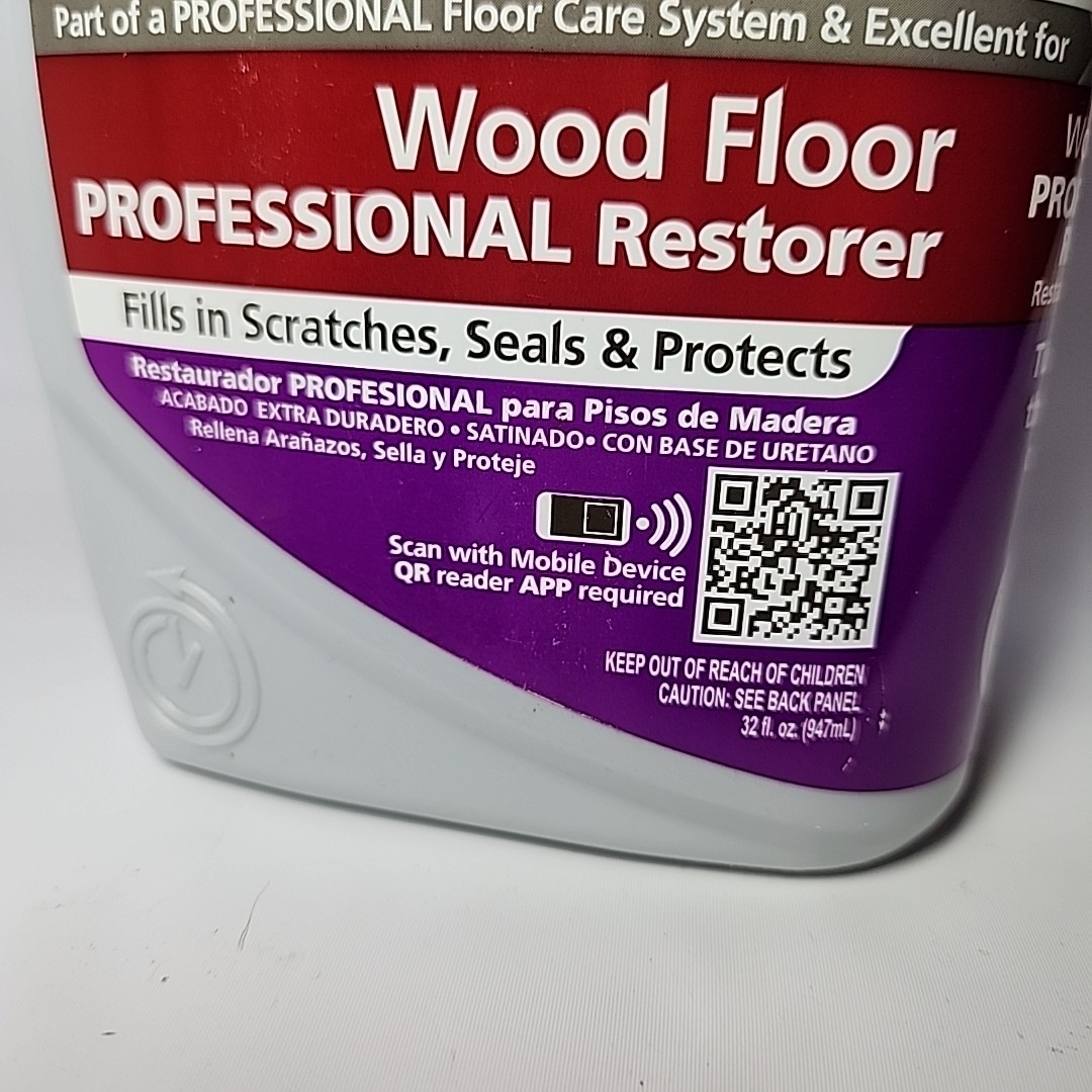 Rejuvenate Professional Wood Floor Restorer 32oz Satin Finish Polishing Formula
