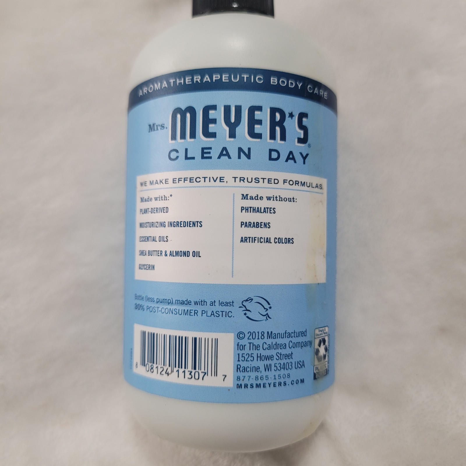 Mrs. Meyer’s Clean Day Hand Lotion, Rain Water Scent, 12oz