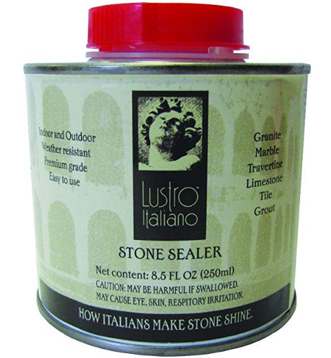 Lustro Italiano Stone Sealer 8.5 fl. oz. Best stone sealer.