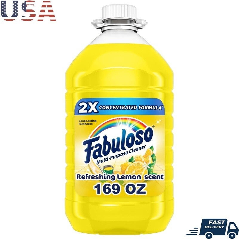 Multi-Purpose Cleaner 2X Concentrated Lemon Scent Grease Remover 169oz 3 Pack US