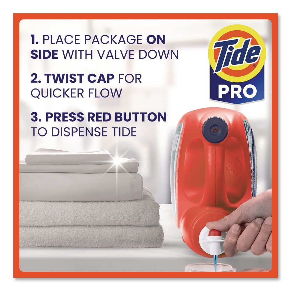 Tide Professional 80782106 Commercial HE Liquid Laundry Detergent (4/Carton) New