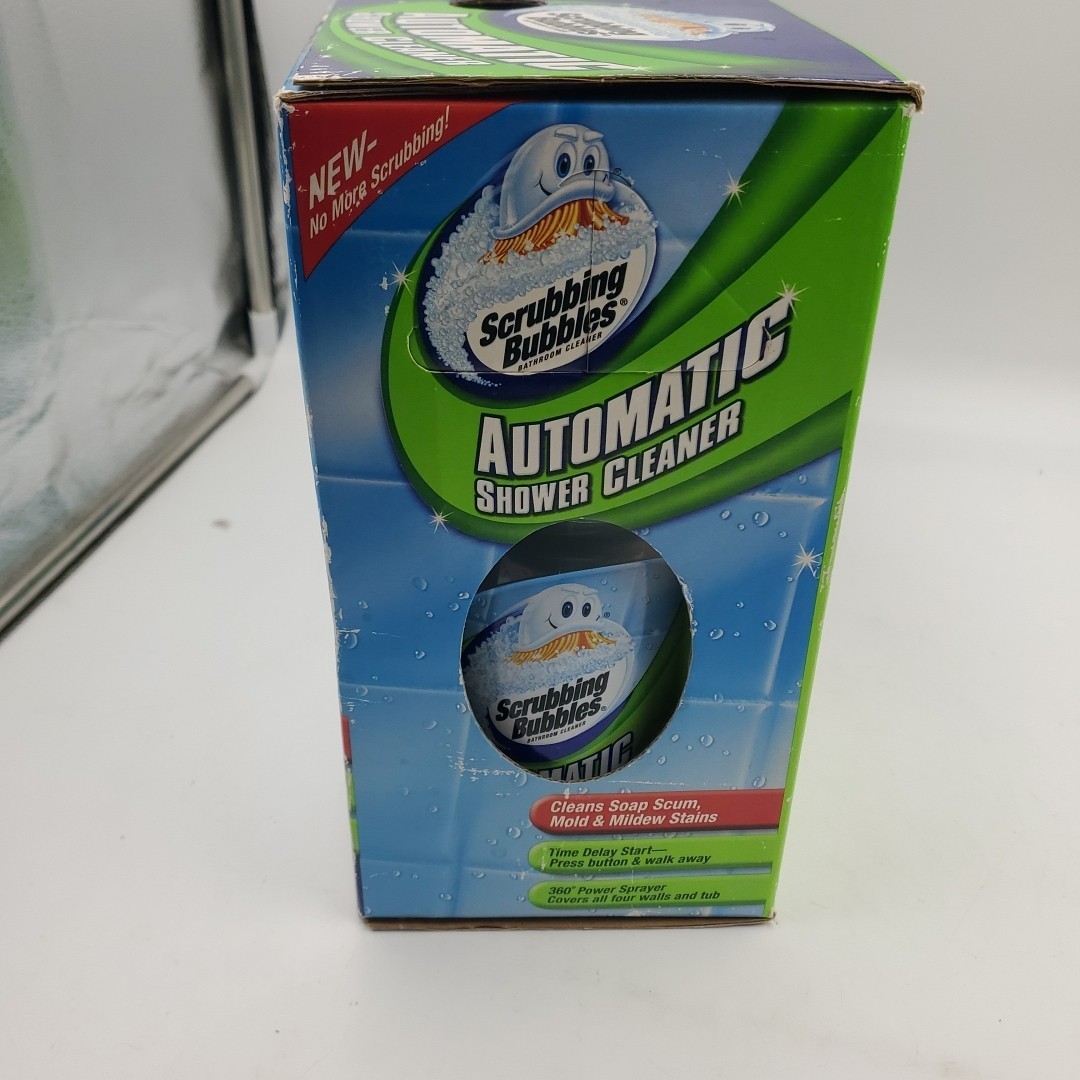 Scrubbing Bubbles Automatic Shower Cleaner Kit With 2 Bottles Solution New