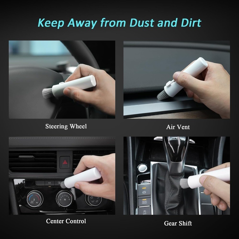 Car Screen Cleaner Spray and Wipe, Car Interior Cleaner Detailing Kit Screen