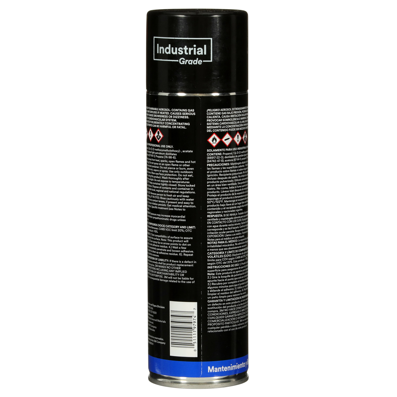 3M Adhesive Remover Low VOC 20%, 24 fl oz Can (Net Wt 18.7 oz)