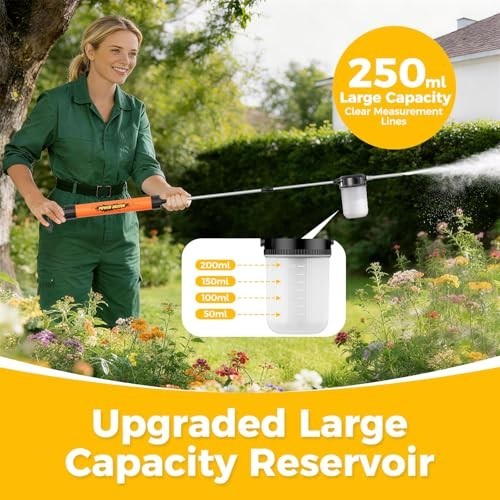 Diatomaceous Earth Powder Duster – 4FT Adjustable Rod, Clog-Free Pump for Dustin
