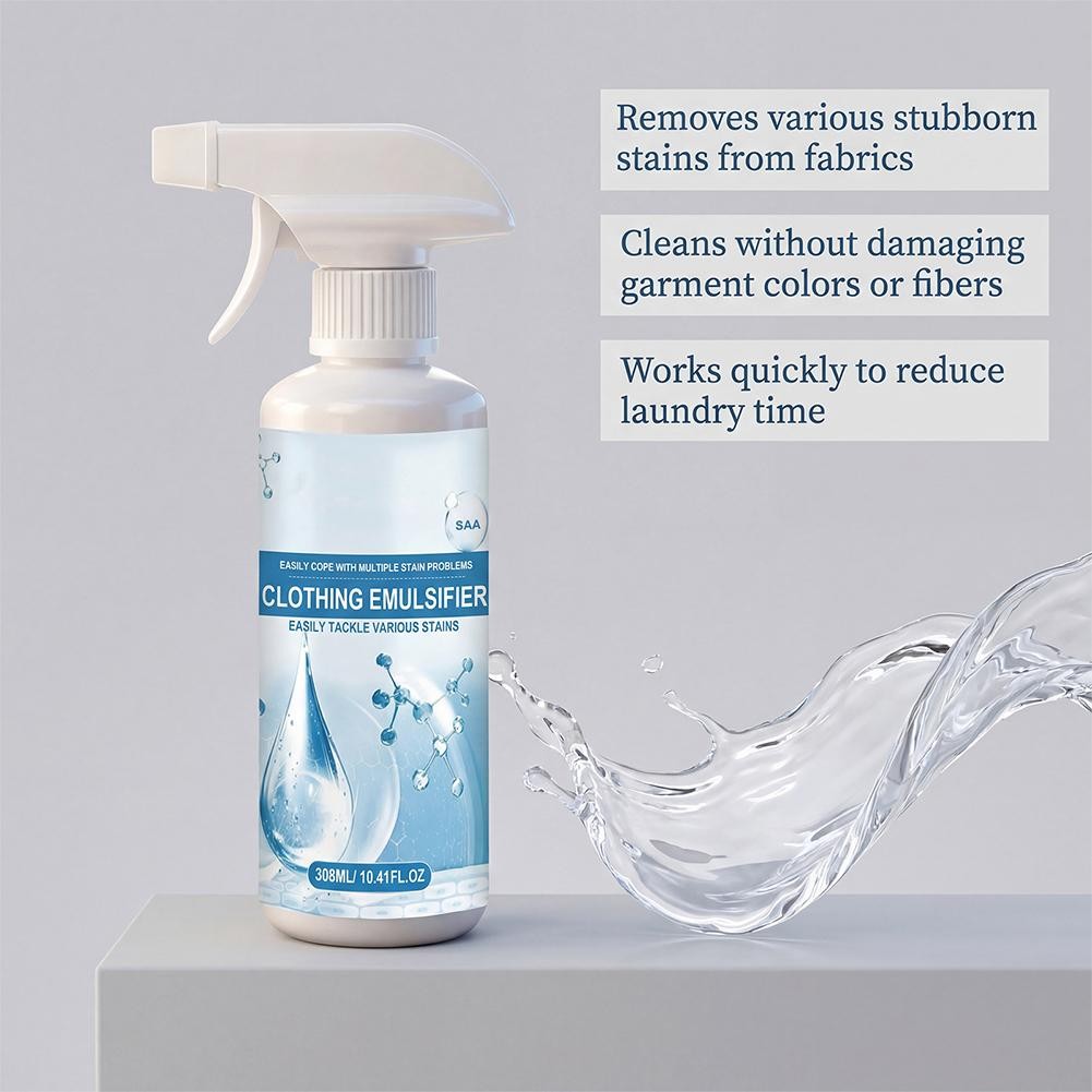 Clothing Emulsifier,Powerful Laundry Stain Remover Spray