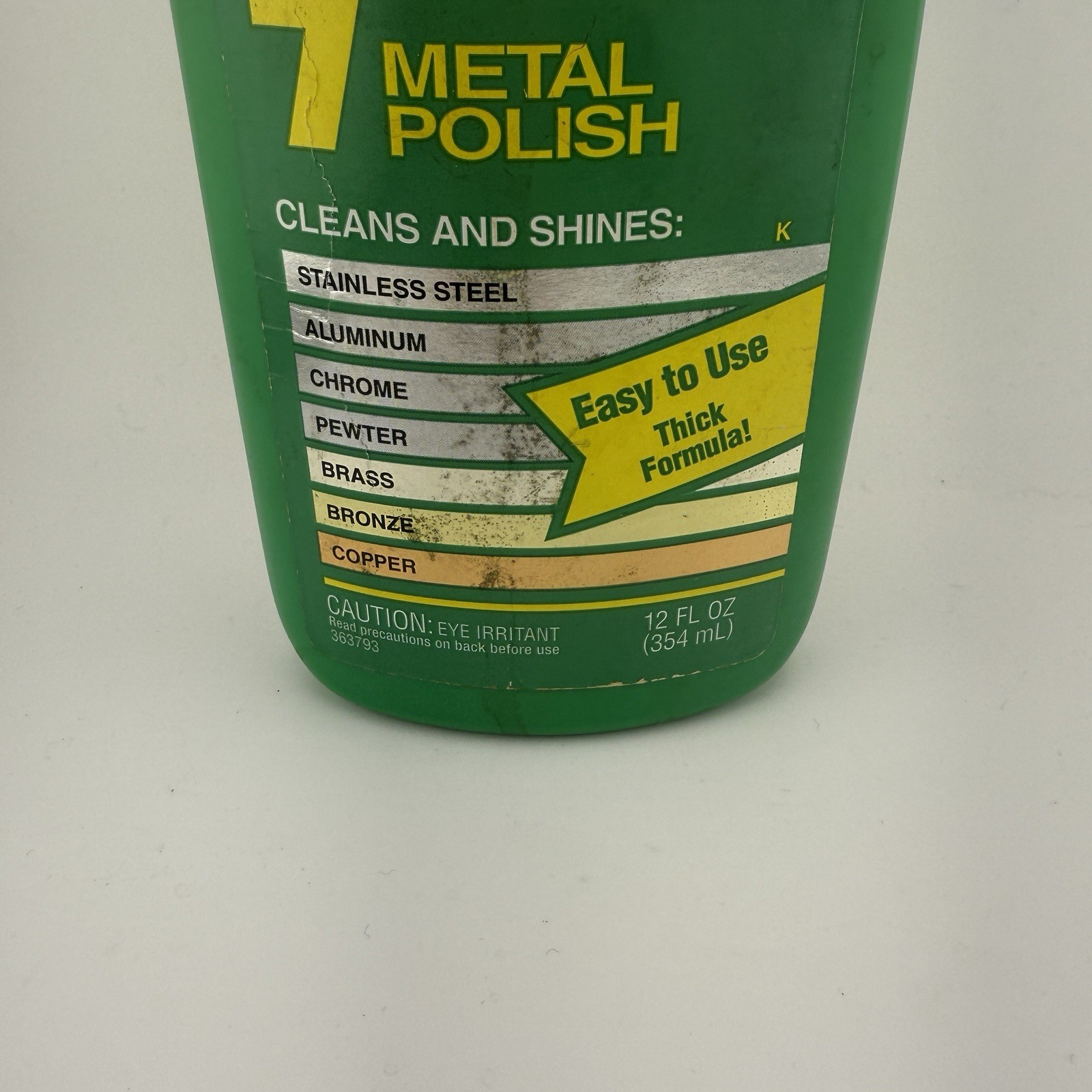 NOXON 7 Metal Polish Multi-Purpose Liquid 12 oz Discontinued Product ~3/4 Full