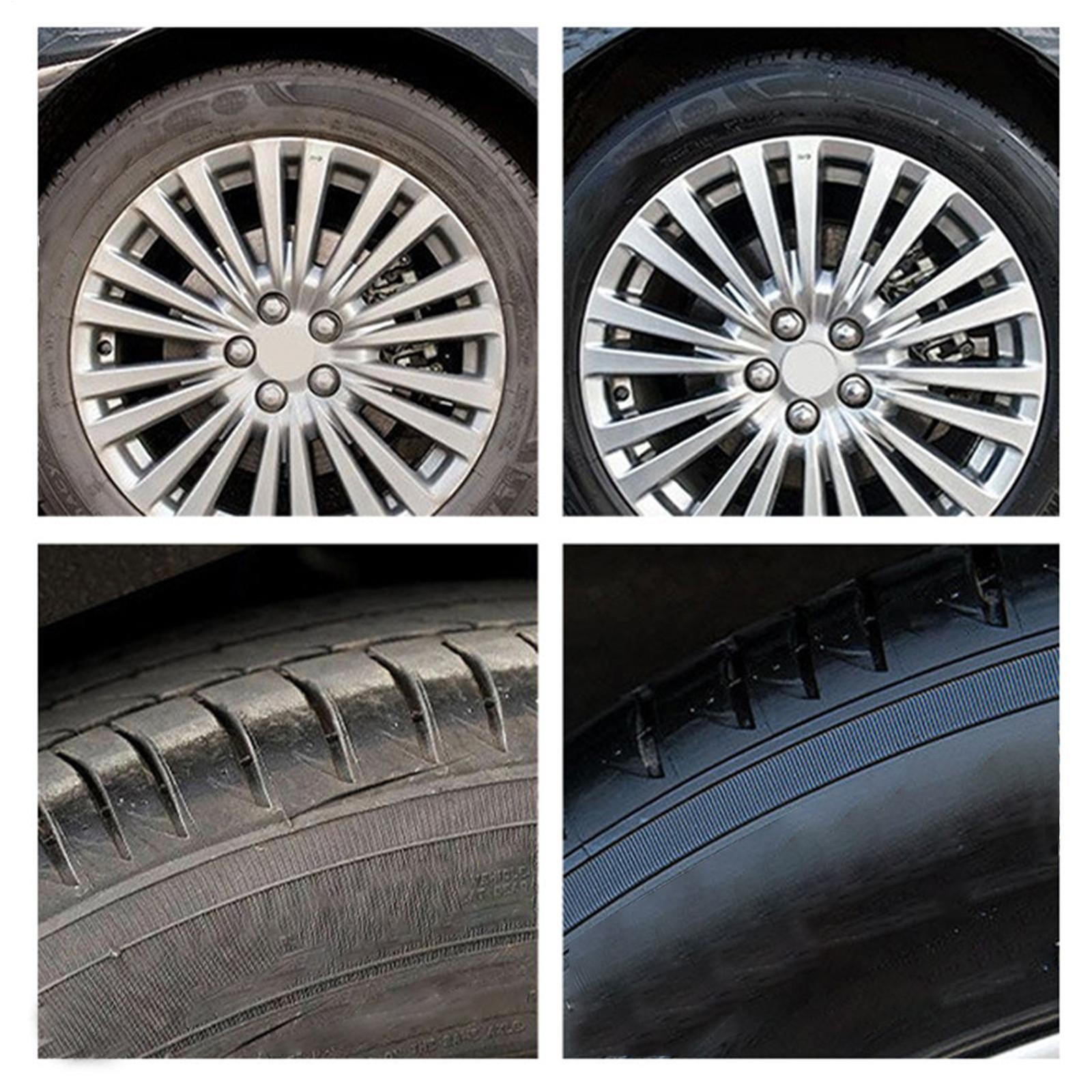 Tire Wax Long Lasting Car Rim Cleaner 30g Polishing Car Detailing Rim