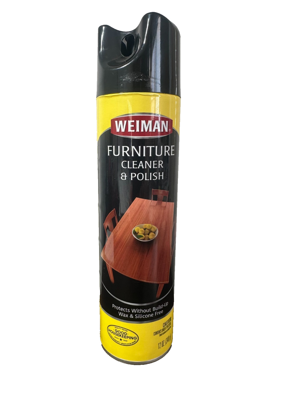 Weiman Wood & Furniture Cleaner & Polish 12 Ounce Aerosol