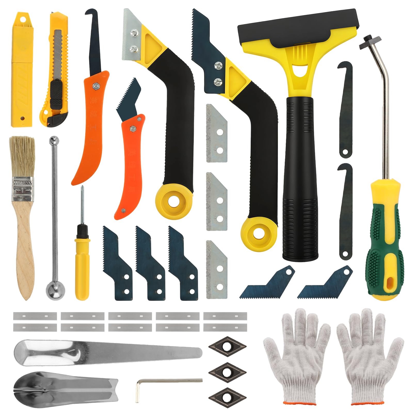 37Pack Grout Removal Tool Kit, 3 Tile Grout Saws 2 Hand Grouts Saw with Extra…