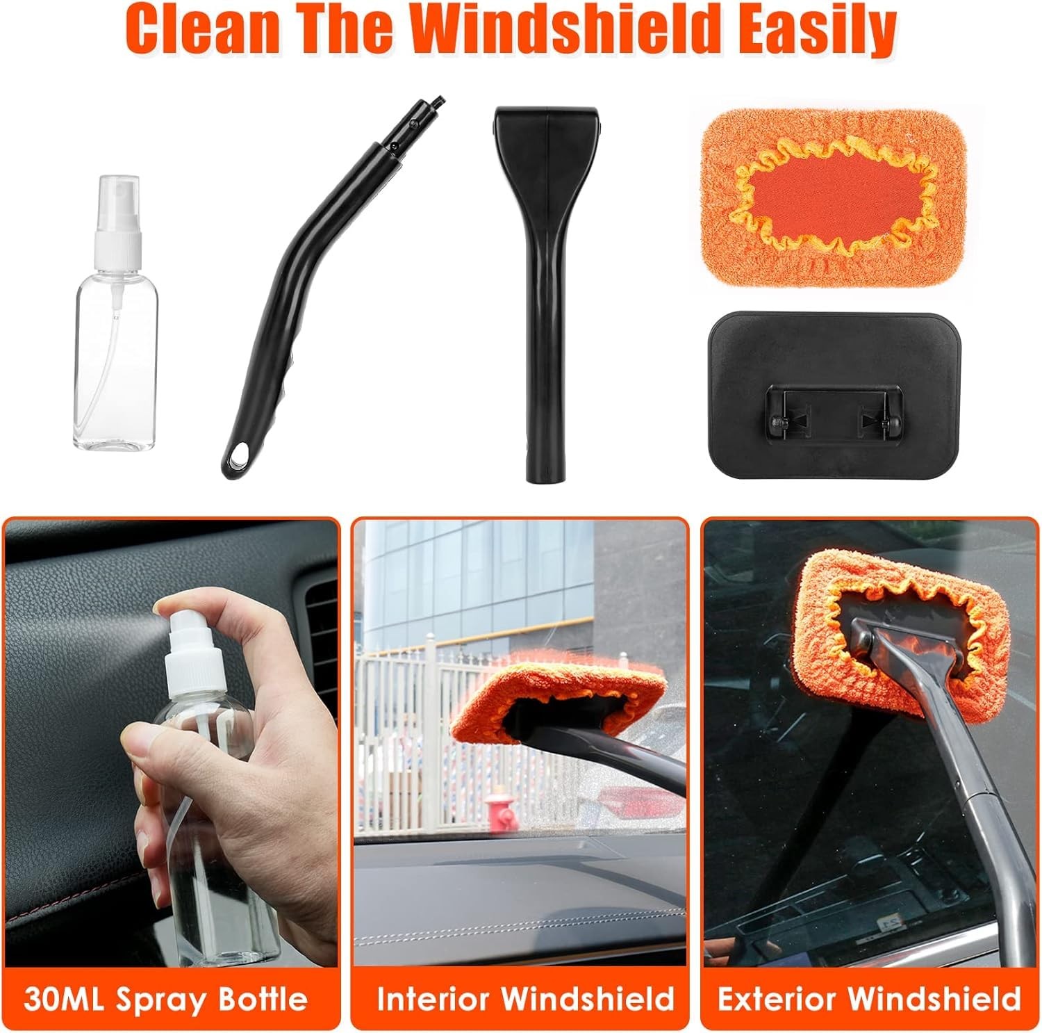 Car Cleaning Kit 17pcs Interior Detailing, Vacuum, Brushes, Gel & Accessories