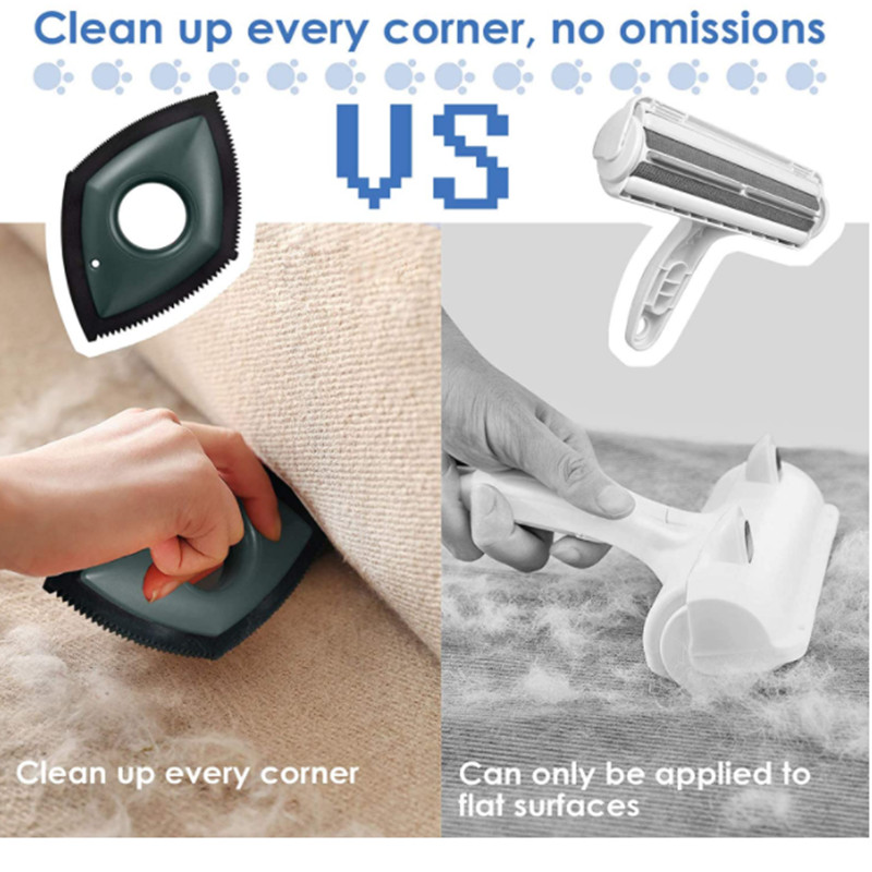 Pet Hair Remover Brush Mini Detailer Tool,For Cleaning Carpets,Sofas,Car cushion
