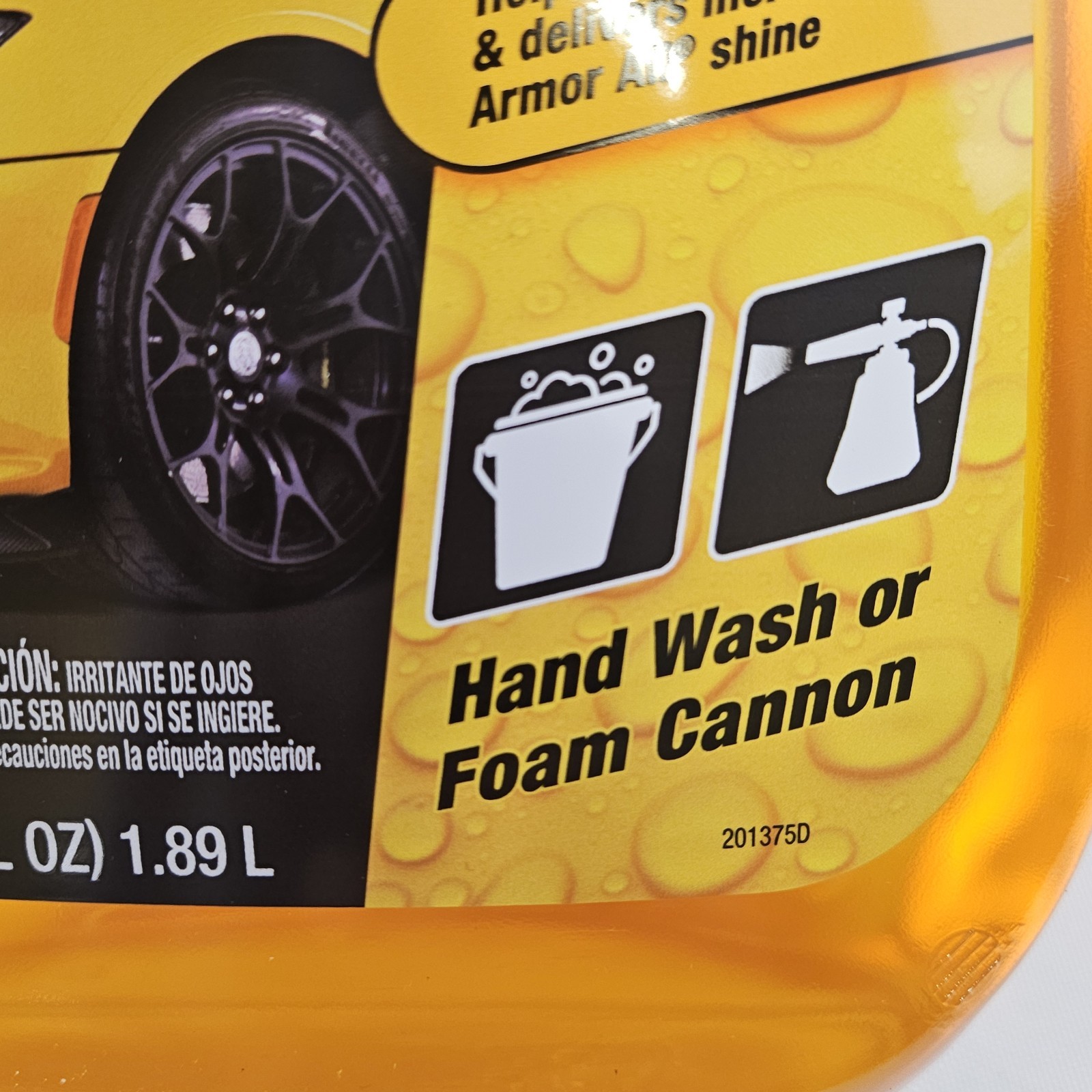 Armor All Ultra Shine Wash and Wax Liquid 64oz Bottle 4 PACK New