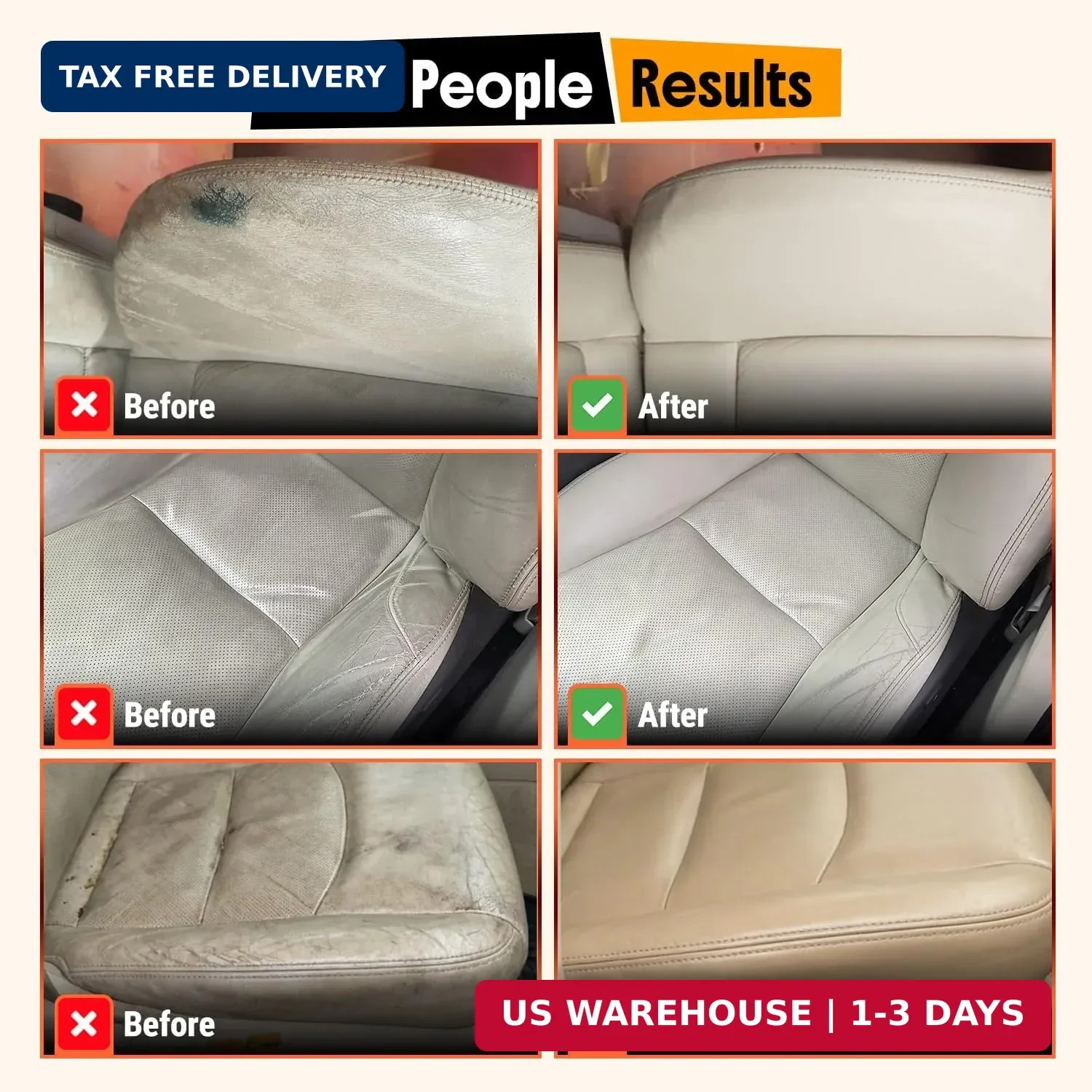 Car Leather Cleaner and Conditioner – pH Neutral, Non-Toxic & Non-Greasy – Gentl