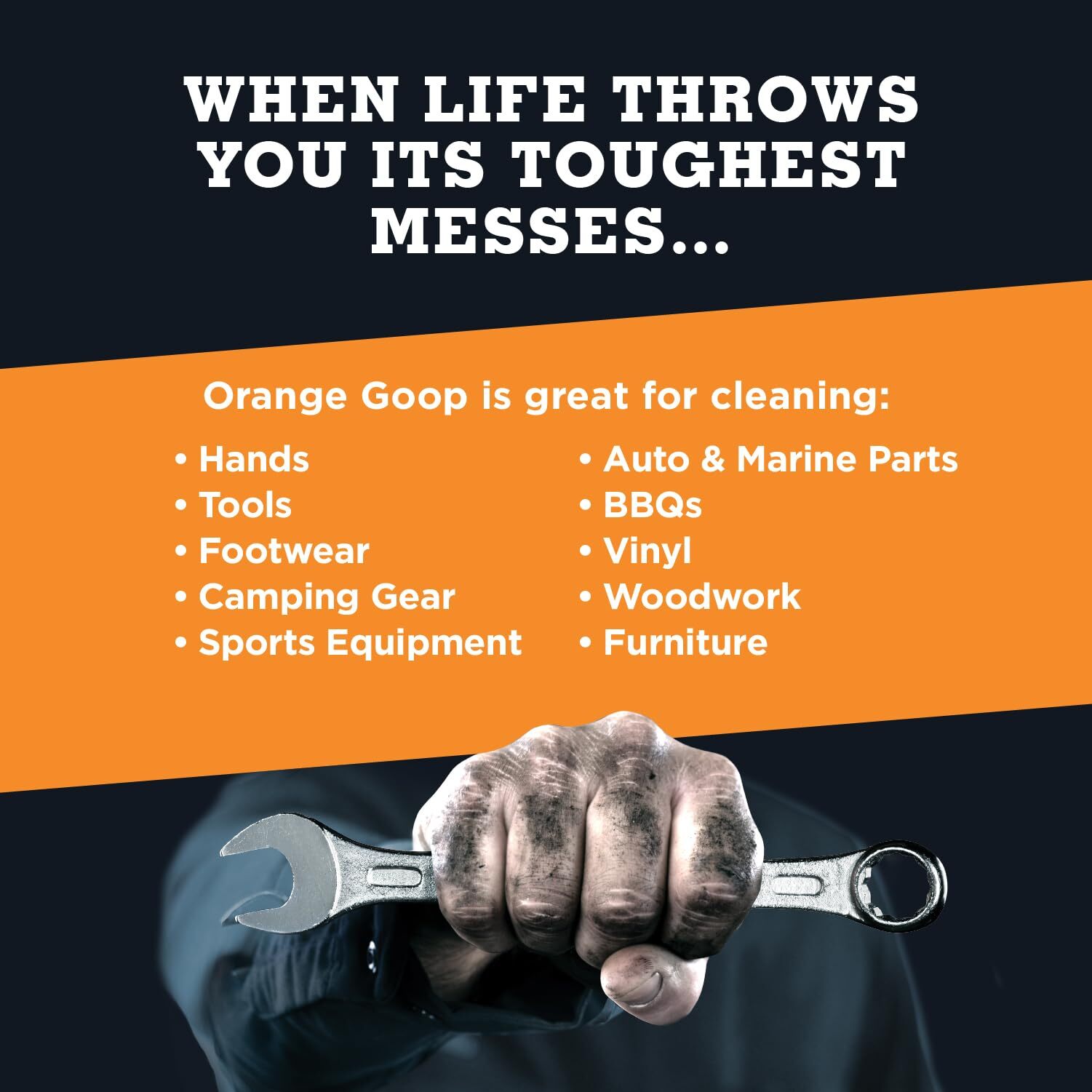 Orange Goop 16 Ounce Natural Citrus Cleaning Agent Non Toxic Safe for Hands