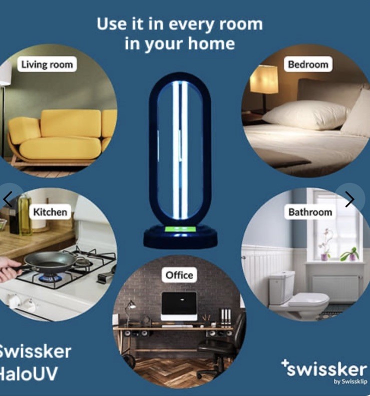 HaloUV Swissker Swissklip HaloClean UV Original Disinfection Bed Bugs Pests