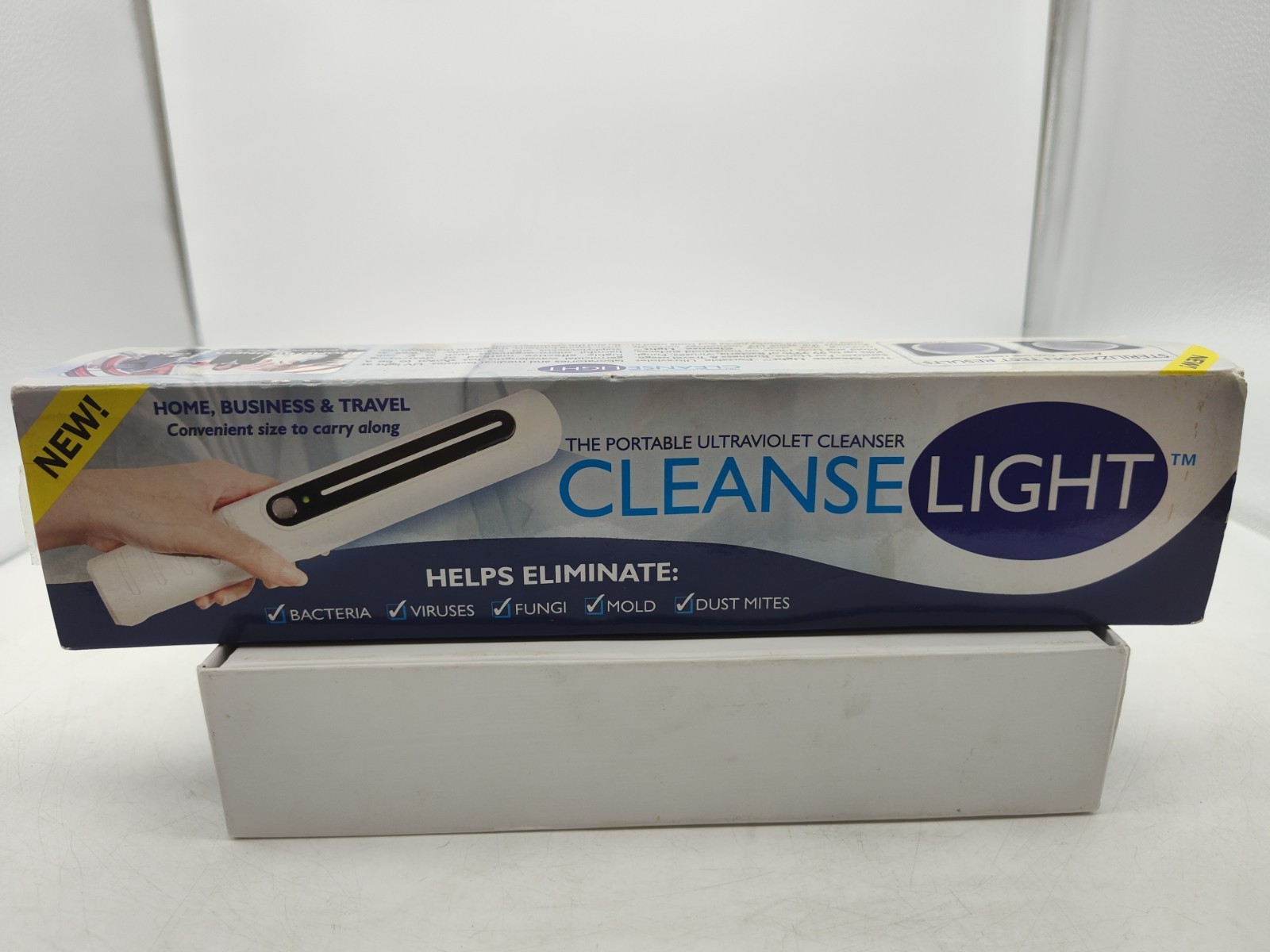 Cleanse Light-Ultraviolet Sanitizer-Home/Business/Travel-Bacteria/Mold/Fungi-NEW