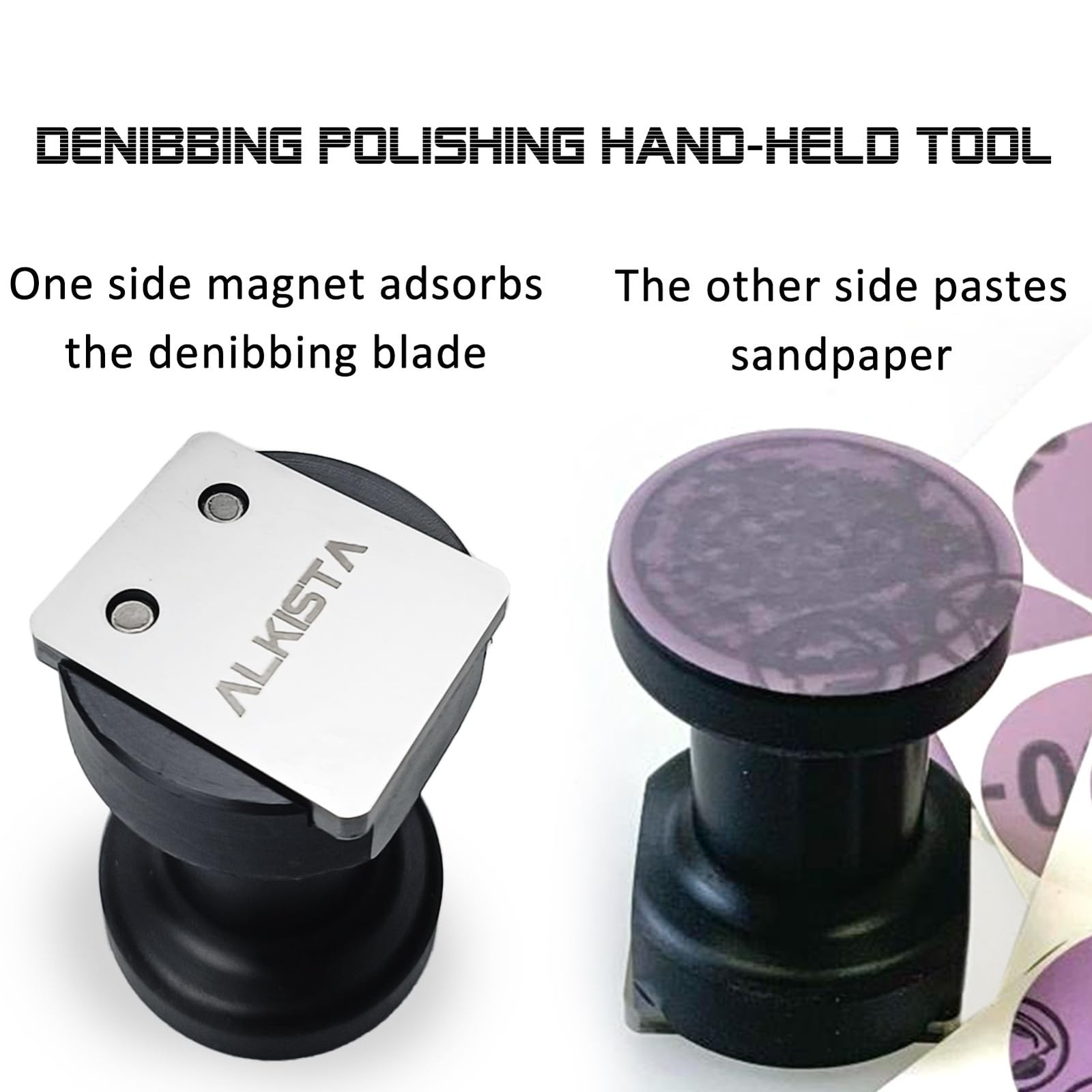 2-in-One Paint Remover Tool, Tungsten Denibbing Tool, Paint Stripper, Carbide…
