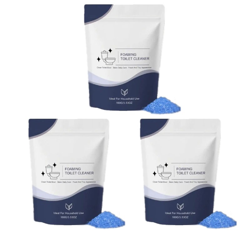 2PC Restorabowl Foaming Cleaning Powder Fresh Scent Fast Dissolving Daily Care