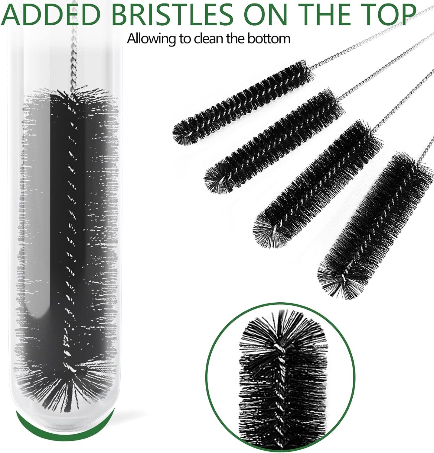 Bottle Cleaner Brushes Set Pipe Bong Cleaner Glass Tube Cleaning Brush Household