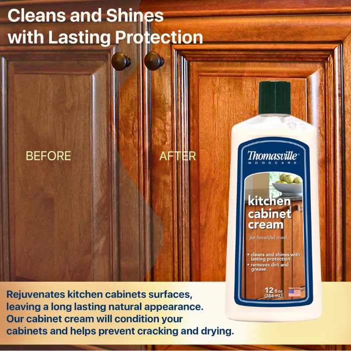 Thomasville Kitchen Cabinet Cream 12oz Kitchen Wood Cleaner Polish