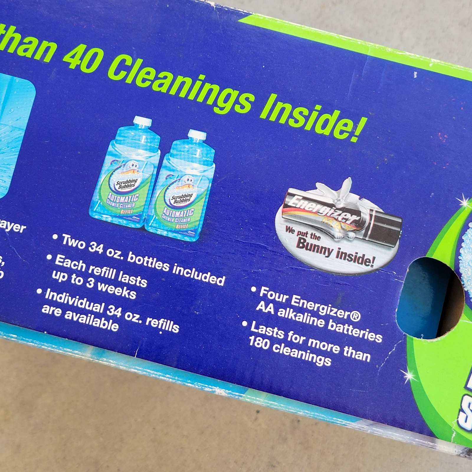 Scrubbing Bubbles Automatic Shower Cleaner Kit 2 Refills 34 Oz Each New